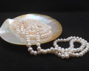 Items similar to ON SALE was 22.99 Vintage Pearl Necklace on Etsy