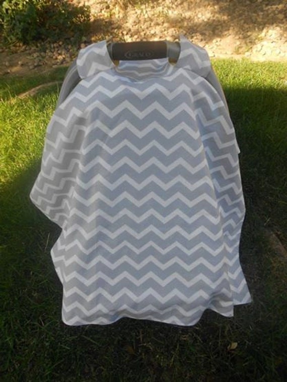 Chevron Infant car seat cover car seat canopy car seat tent
