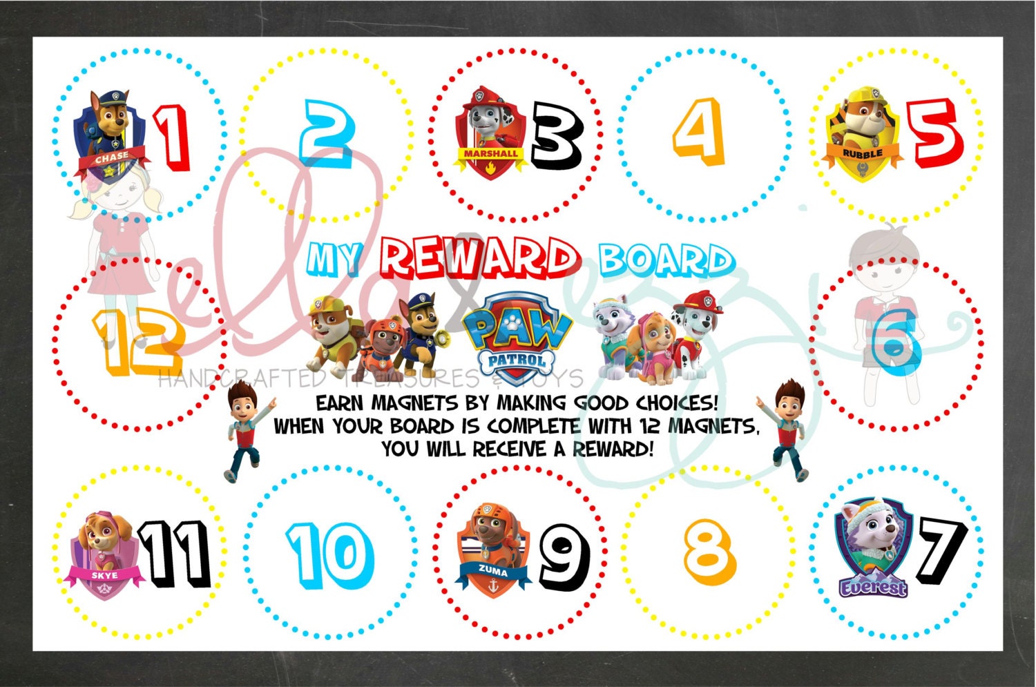 PAW Patrol Printable Behavior Reward Chart