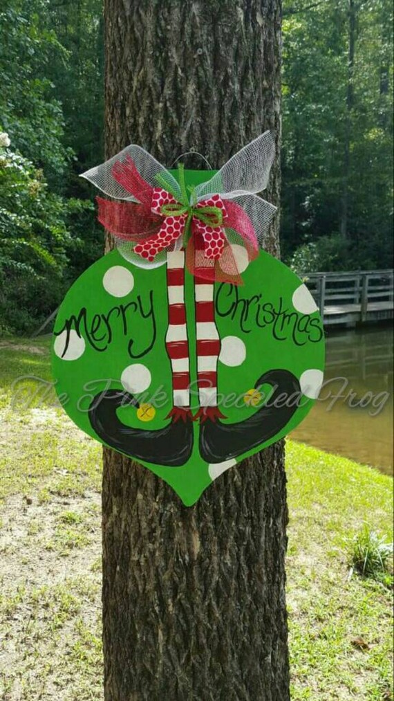 christmas door hanger christmas door hanger