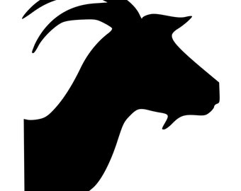 goat silhouette – Etsy UK