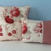 Waverly Norfolk Rose pillow cover. Shabby cottage chic throw