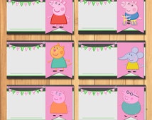 Unique peppa pig food label related items | Etsy