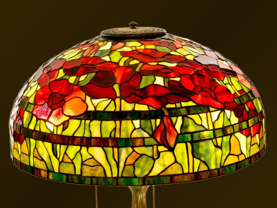 Oriental Poppy lamp