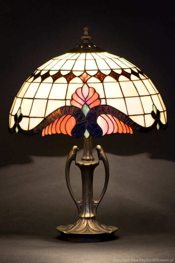 Mid Century Lamp, Stained Glass Lamp, Bedside Lamp, Stained Glass Art, Table Lamp, Desk Lamp, Bedside Lamps, Standing Lamp, Library Lights
