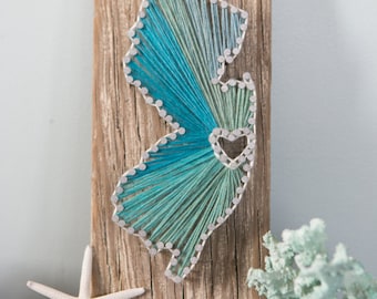 New Jersey Driftwood String Art