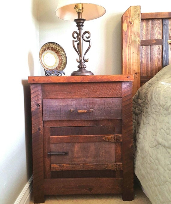 Rustic Nightstand   Il 570xN.810675279 9yjv 