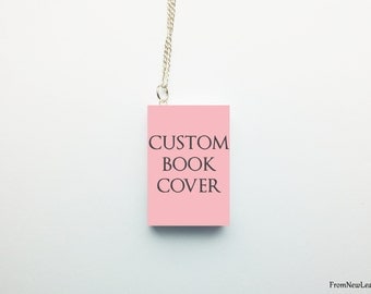 Custom Miniature Book Necklace