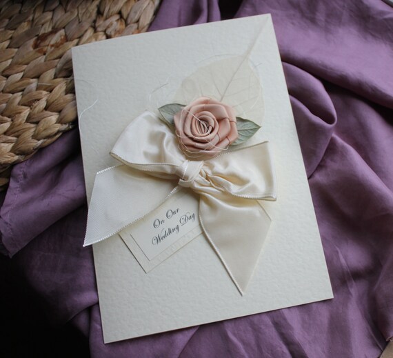 Personalised Wedding Card Daughter and by RamblingRoseWeddings