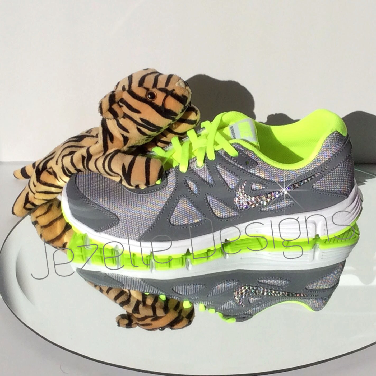 Glitter Kicks Nike Swarovski Crystal Custom by JezelleDesigns