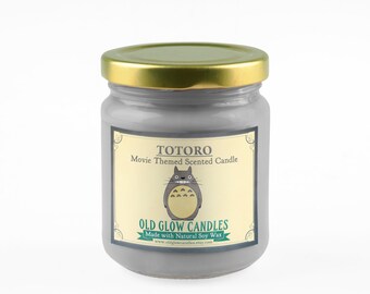 Totoro Inspired Scented Soy Candle - Studio Ghibli