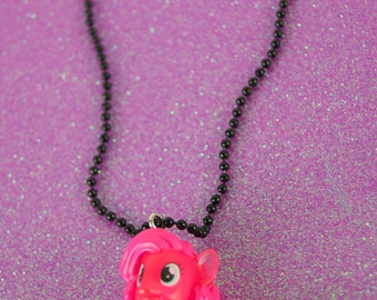 Kawaii Fairy Kei Pastel Goth My Little Pony Charm Necklace