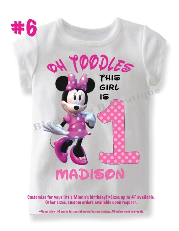 Minnie Mouse Birthday Shirt By Sonshineandblue On Etsy 5968