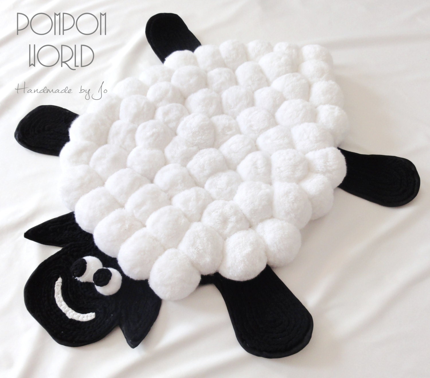 carpet pompom Pom Sheep Rug Kids PomPomMyWorld Pom Pom SHEEP by Rug Pom