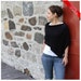 ON SALE Eco Friendly Fashion Accessorie ... Black Poncho - Bamboo Knit