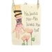 Office Clipboard--He Loves Me,He Loves Me Not--Handpainted