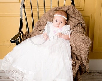 newborn baby wedding dress