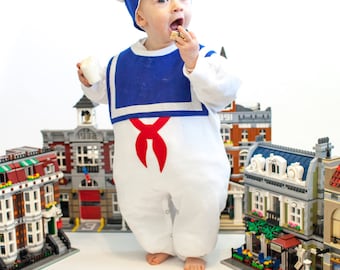 Toddler Halloween Costume, Marshmallow Man Childrens Costume, Stay Puft, Warm Version, Funny Kids Costume, Baby Geekery, Halloween Costume,