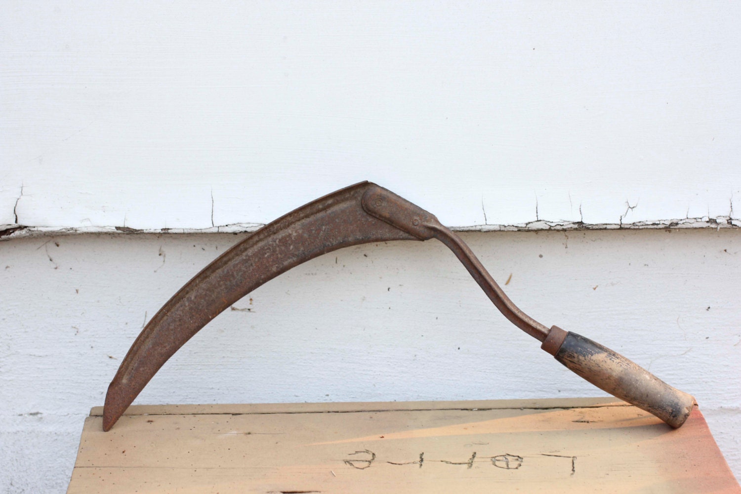 Antique Hand Sickle Vintage Farming Tool Primitive Home