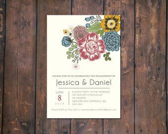 Wedding Flower Announcement