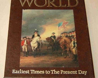 Sale 30% Off - Vintage HISTORY of the WORLD -Three (3) Book Box Set-Earliest Times to Present Day- Edited by John Whitney Hall - 1988