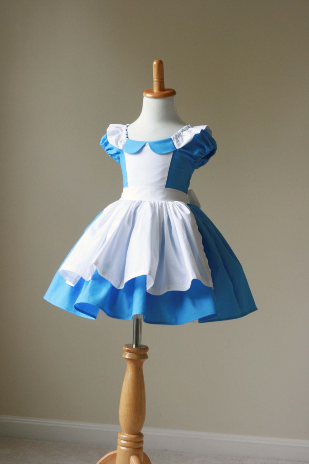 Alice in Wonderland Inspired Cotton Dress by 5littlemonkeysdesign