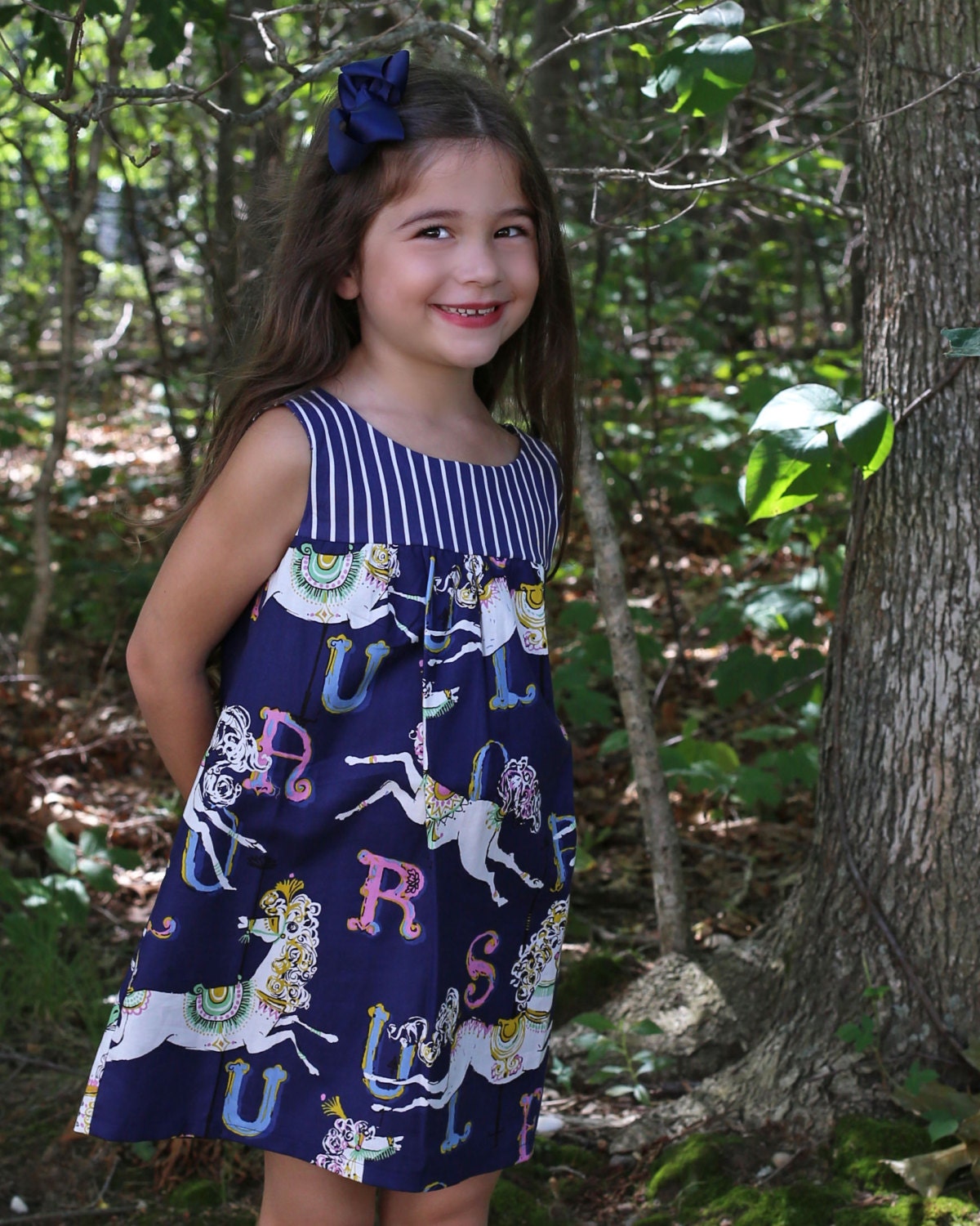 Girls Carousel Dress Girls Boutique Dress Party Dress Chic