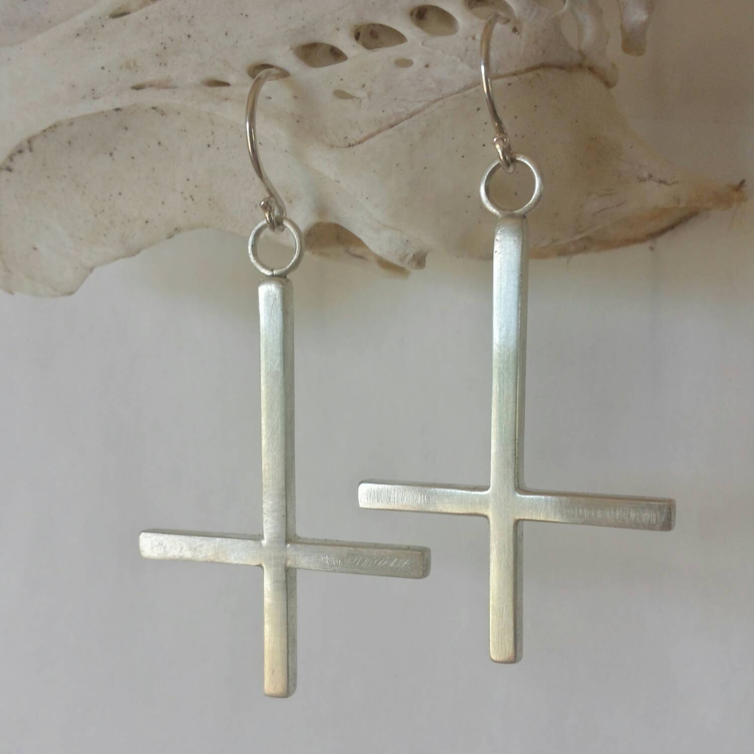 sterling-silver-upside-down-cross-earrings