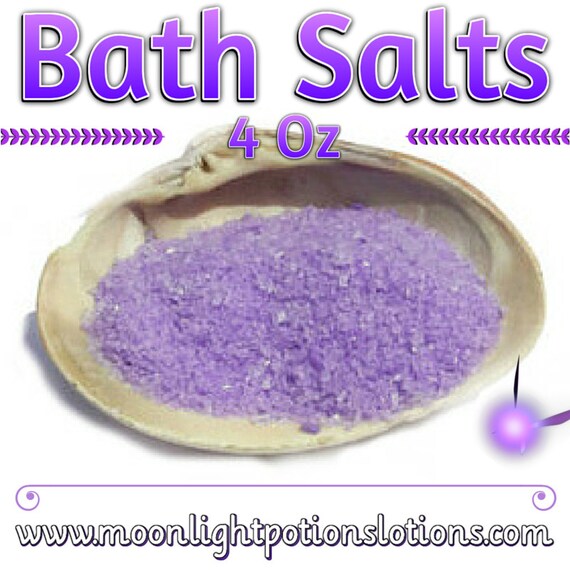 Bath Salts 4 Oz Custom Scented Natural
