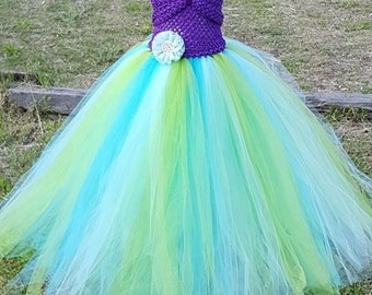 Mermaid Baby Tutu Dress Tutu Dress with by FunkidsandUsBoutique