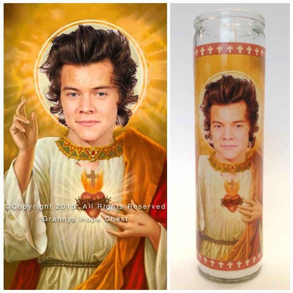 Harry Styles Prayer Candle. Saint Styles Great by