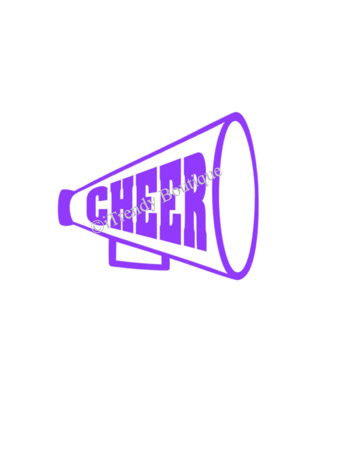 Cheer Megaphone Vinyl Decals By Itrendyboutique On Etsy 