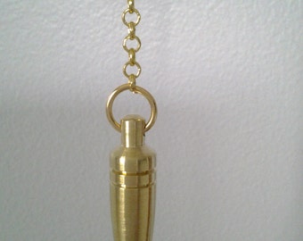Pendule Cône aiguille Laiton pur fait à la main **FREE SHIPPING**