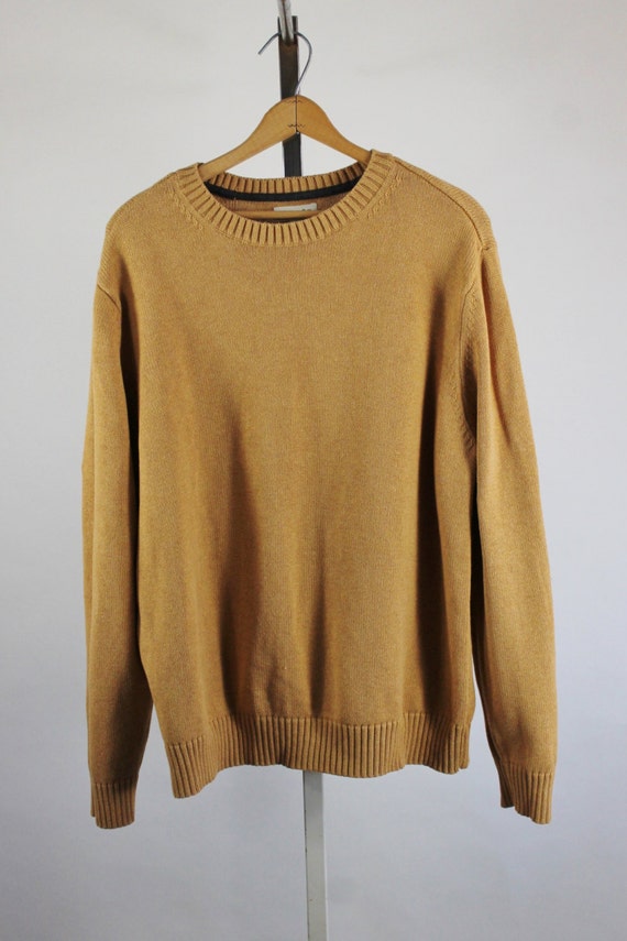 SALE Vintage Gold St. Johns Bay Cotton Fall Winter Sweater