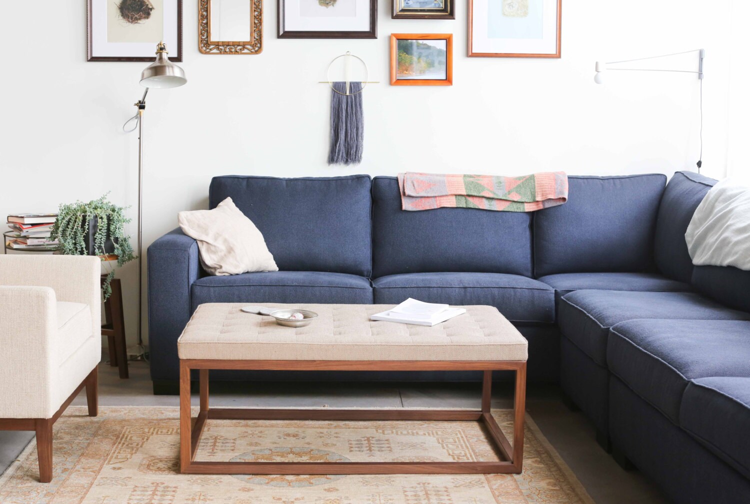 Tufted Upholstered Ottoman Coffee Table - DIY Ottoman Coffee Table - FINISHED!! / In this video we show you how upholster a diy tufted storage ottoman.