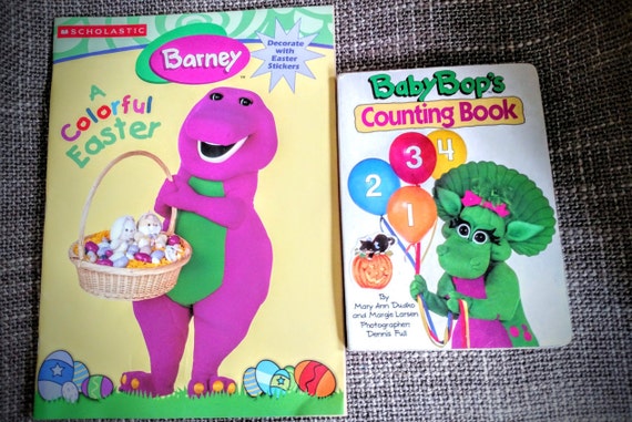 Free Shipping Barney A Colorful Easter Baby Bops By Awesome80s