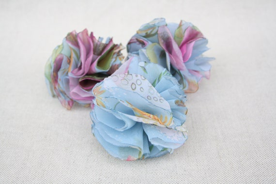 chiffon flower 2 5 fabric flower shabby by somethingmustbehere chiffon flower 2 5 fabric flower shabby by somethingmustbehere