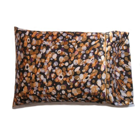 Decorative Pillow and Pillow Cover. Satin Bed by ATouchofSatinLLC