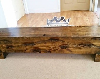 6ft Bench Seating with distressed finish !