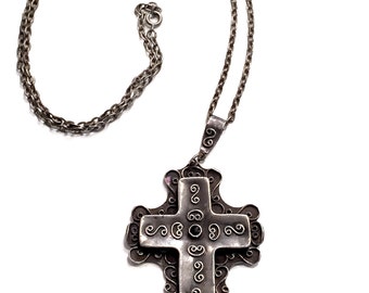 Set De Bijoux Croix Cristal : Pendentif Et Boucles D'oreilles - NEUF Avec étiquettes