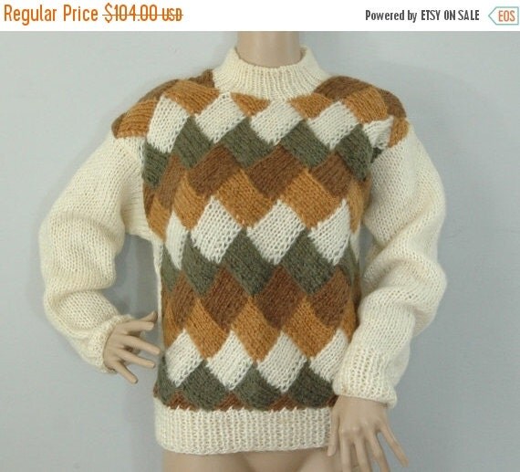75% OFF September 14 21 70s Hand Knit Mohair by TheLavishOwl