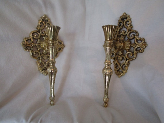 Brass wall sconce wall sconce brass wall decor wall