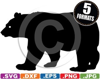 Free Free 211 Silhouette Bear Mountain Svg SVG PNG EPS DXF File