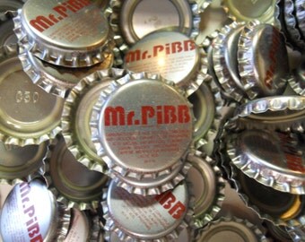 VINTAGE! 1970's Mr Pibb Lot of 100 Bottle Caps