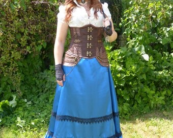 Victorian Steampunk, bustle skirt skirt