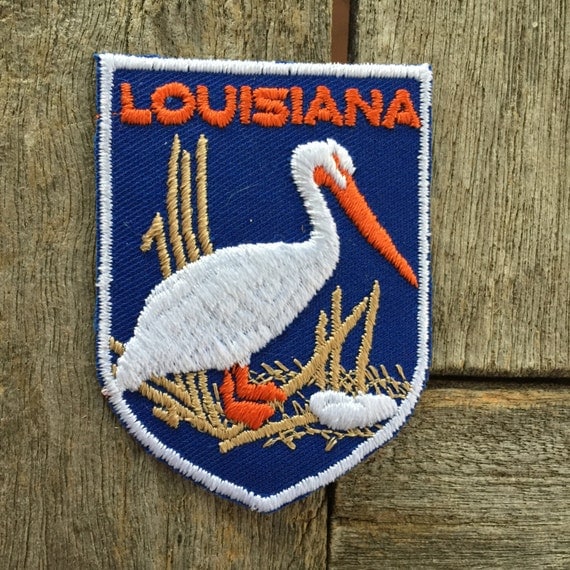 Louisiana Vintage Souvenir Travel Patch from Voyager New In