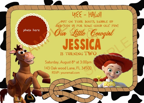 Free Printable Jessie Toy Story Invitations 8