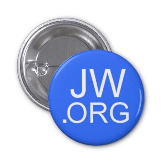 50 JW.org Buttons & Pins 1.25 Inch Round by MyBigDayPromos