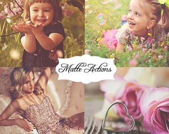 27 Matte Photoshop Actions bundle