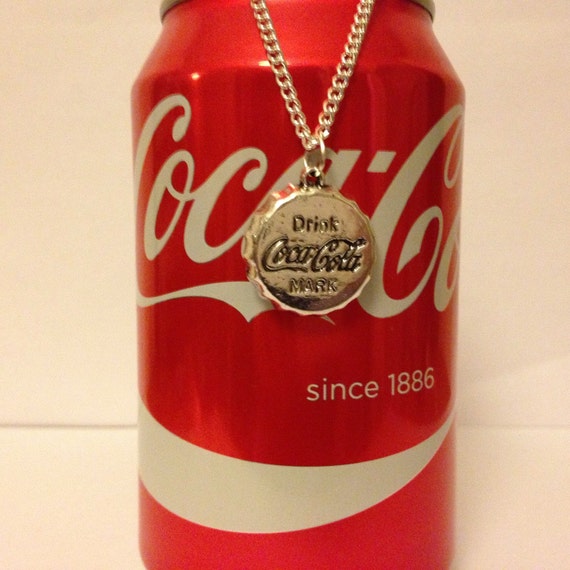 Cocacola bottle top necklace by BlathnatJewellery on Etsy